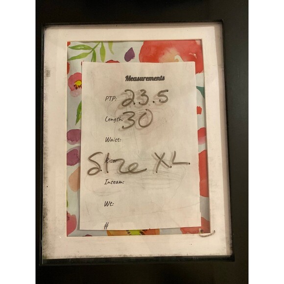 Old Navy Blouse Size XL Navy Floral Pattern   Boho Peasant Flowy Long Tunic Top - Picture 11 of 11